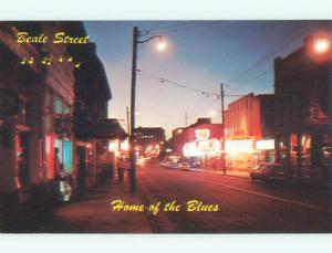 Unused Pre-1980 OLD CARS & SHOPS ON STREET Memphis Tennessee TN n0567