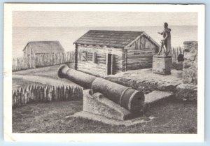 Punta Arenas - reconstruction Fort Bulnes Strait of Magellen CHILE Postcard