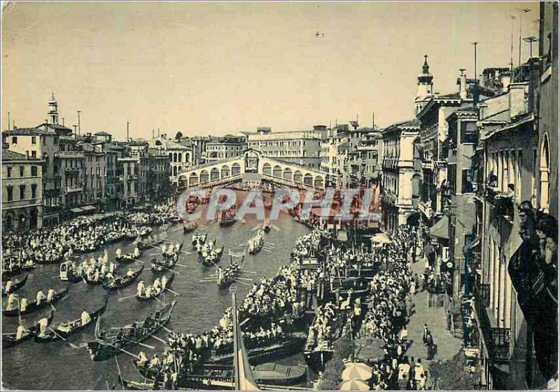 Modern Postcard Venezia Historical Regatta Boat