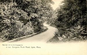 MA - Lynn. Dungeon Rock Road circa 1900