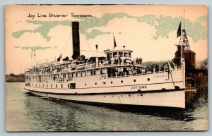 Joy Line Steamer  Tennessee   Postcard