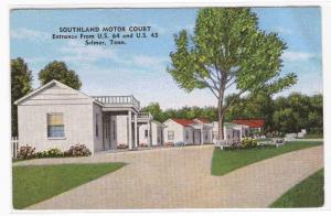 Southland Motor Court Motel Selmer TN postcard