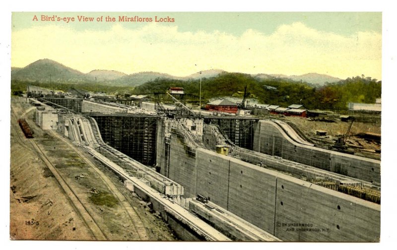 Panama - Canal Zone. Miraflores Locks