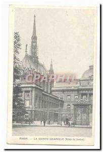 Paris (1) Old Postcard La Sainte Chapelle