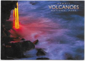 US Mint. Hawaii - Volcanoes National Park. 3 part post card  Mint & beautiful.