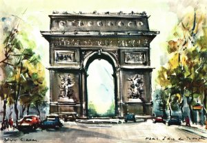 Postcard C'est Paris Rue De La Chaussee d'Antin Paris France