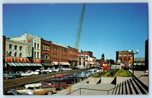 c1960 Charlottetown Prince Edward Island Canada postcard Queen Street Centre