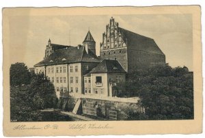 Poland 1940 Unused Postcard Olsztyn Germany Allenstein Castle