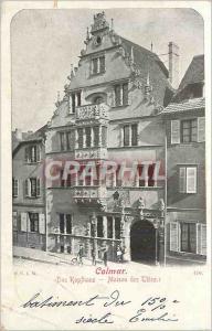 Old Postcard Colmar Das Kopfhaus Quatorze