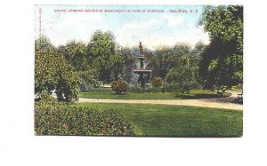 South African Soldier Monument Public Gardens, Halifax Nova Scotia,