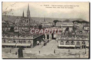 Nancy Old Postcard Panoramic View from the & # City 39hotel