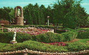 Dickeyville Grant County Wisconsin, Grotto Gardens Religious, Vintage Postcard