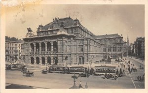 Lot 84 austria real photo tram wien vienna state opera with karntnerstrasse car