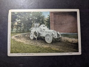 Mint USA Military Automobile Postcard US Armored Motor Car