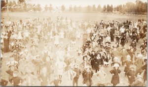 School Group Photo Collingwood Ontario ON c1915 Jury & Gregory RPPC Postcard E63