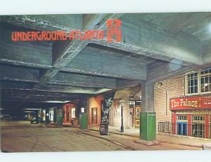 Unused Pre-1980 UNDERGROUND RESTAURANTS Atlanta Georgia GA B8696-12