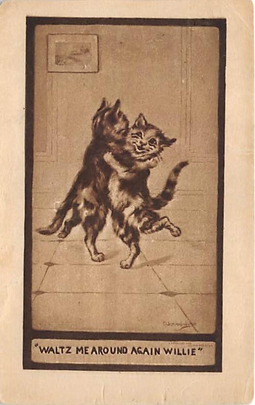 Waltz me around again willie Cat 1909 Missing Stamp 