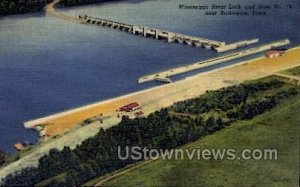 Mississippi River Lock and Dam No. 18 - Burlington, Iowa IA