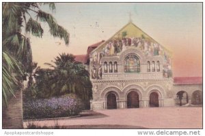 Memorial Church Stanford University Whittier California Handcolored Albertype...