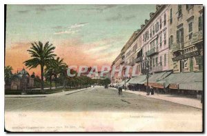 Postcard Old Nice Avenue Massena