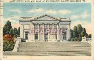 Postcard Modern Amphitheater BLDG and Tomb of the Unknown Soldier Arlington