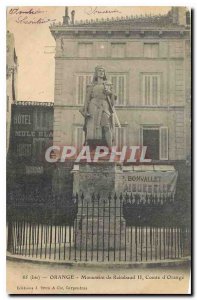 Old Postcard Orange Monument Raimbaud Count II of Orange