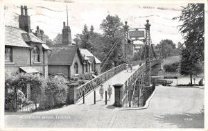 BR94021 suspension bridge chester  uk