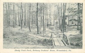 Postcard Pennsylvania Womelsdorf Shady Nook Park Bethany Orphans Home 23-4955