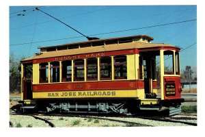 Trolley Car, Kellley Park,  San Jose Railroads, California,