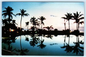 MARCO ISLAND, FL ~ Marco Beach Hotel QUINNS BISTRO Sundown  4x6 Postcard