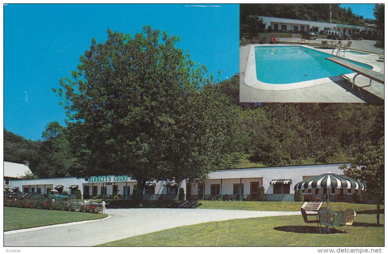 Bennett's Court, Swimming Pool, Bryson City, North Carolina, 1940-1960s