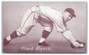 c1950s Hank Majeski Baseball Player Sports Cleveland Indians Exhibit Arcade Card 