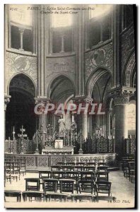 Old Postcard Church Paris St Germain Des Pres Chapel of the Sacred Heart