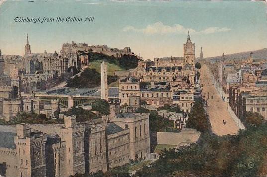 Scotland Edinburgh From The Calton Hill