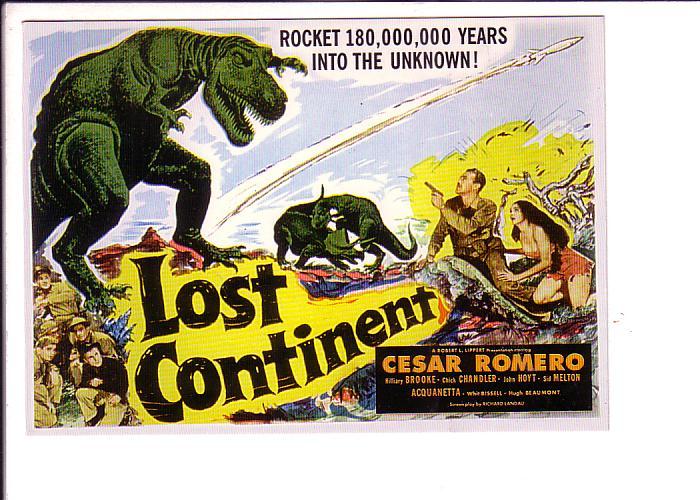 Lost Continent, Cesar Romero Movie