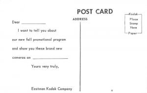 Kodak Cameras Eastman Company Promo Ad Real Photo Vintage Postcard K25586