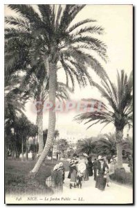 Nice Old Postcard Public Garden