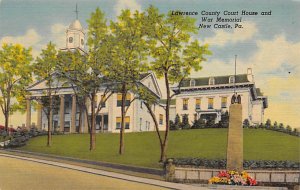 Lawrence County Court House  War Memorial New Castle, Pennsylvania USA