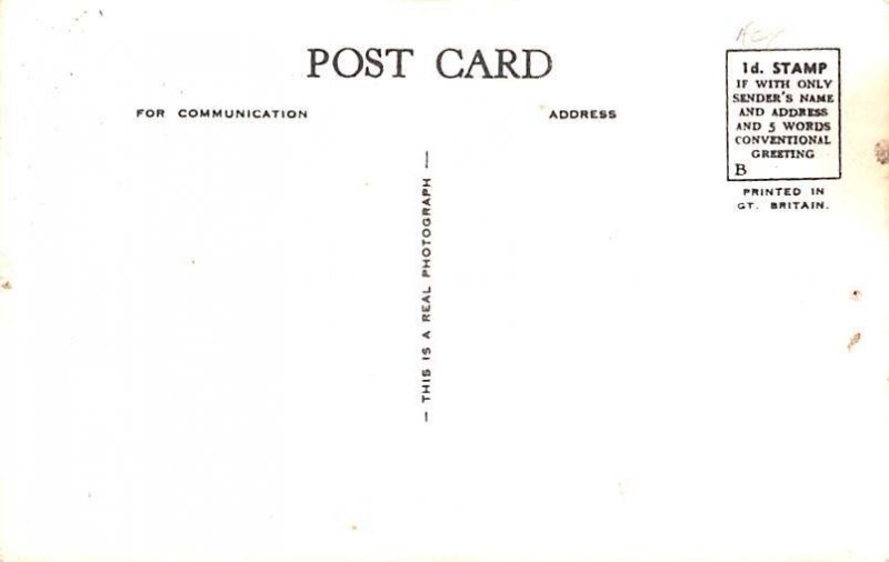 Ronld Reagan real photo Unused 