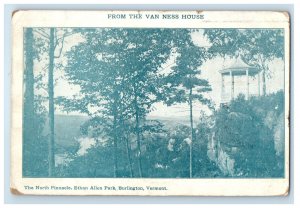 1907 The North Pinnacle Ethan Allen Park, Burlington Vermont VT Postcard