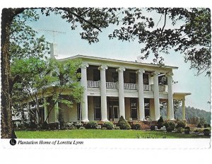 Loretta Lynn's Plantation Home Hurricane Mills Tennessee Built 1876 4 by 6 Card