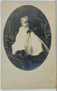 RPPC Jackson Missouri Ornate BABY Sylva Minor /Davis Fam. Paris MO Postcard K13
