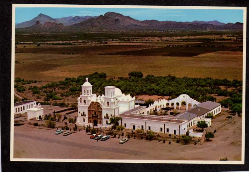 AZ San Xavier Del Bac Spanish Mission Jesuit Priests Tucson Arizona Postcard
