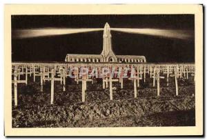 Old Postcard Ossuary Lighthouse Douamont Army