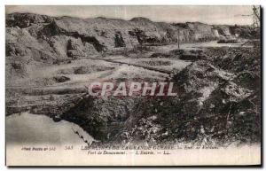 Postcard Ancient Ruins Of The Great War Env Verdun Fort Douaumont L LL Entree