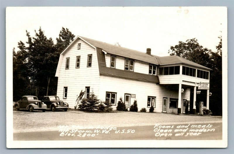 MT.STORM LIDGE W.Va VINTAGE REAL PHOTO POSTCARD RPPC