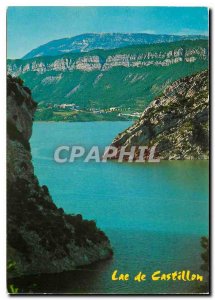 Postcard Modern Landscapes of France Lac de Castillon Alpes de Haute Provens ...