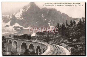 Chamonix - Mont Blanc - The Railway Montenvers - Old Postcard