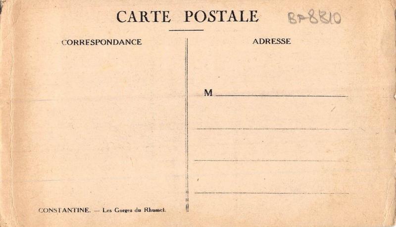BF8810 constantine les gorges de thumei algeria      Algeria