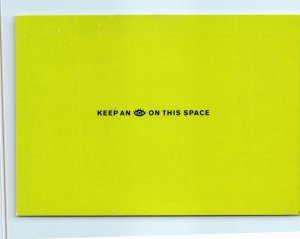 Postcard - Keep an eye on this space.